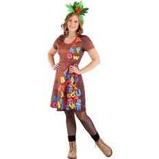 Costumes Fun Costumes Chicka Chicka Boom Boom Women's Costume Brown/Green/Red