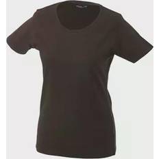 Basic-T T-shirt dam, Brown