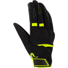 Gul Motorcykelhandsker Bering MC-Handsker Fletcher EVO, Sort/Neongul Herre