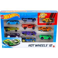 Metallo Macchinine giocattolo Hot Wheels 10 Car Pack