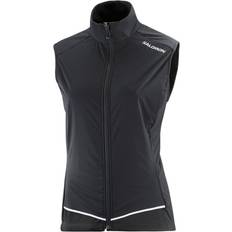 Reflektoren Westen Salomon Women's Light Shell Vest Running vest XS, black/grey