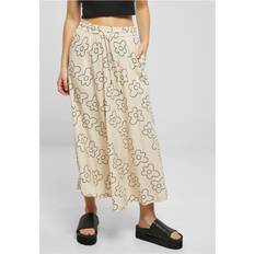 Grey Skirts Urban Classics Mid-Length Skirt Viscose Woman - Beige