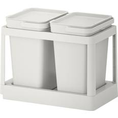 Städutrustning & Rengöringsmedel IKEA HÅLLBAR Avfallssorteringslösning, med utdrag/ljusgrå, 20 l