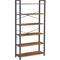 Bücherregale Vasagle Ebenen Vintagebraun Bücherregal