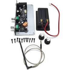 Tlily Active Mute Guitar Pickup 3.5 mm Output Plug Pickup with 9V Battery Box Black Silent Guitarra Accessories