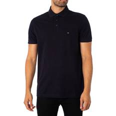 Checkered Polo Shirts Tommy Hilfiger Logo Polo T Shirt Navy