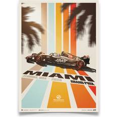 Einrichtungsdetails F1 Team Auflage Miami Poster