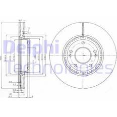 Vehicle Parts Delphi Brake Disc BG4011