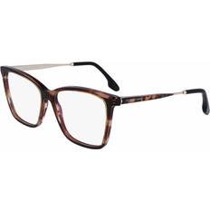 Unisex Glasögon på rea Victoria Beckham VB2647 glasögon, 227 Dark Brown Horn, Unisex-Vuxen, 227 Dark Brown Horn