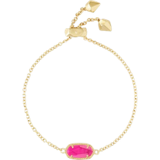 Jewelry Kendra Scott Elaina Adjustable Chain Bracelet - Gold/Pink