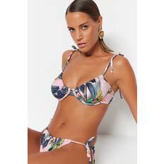 Rosa Bikini-Sets Trendyol Collection Bikini-set Rosa Animal Print für Damen