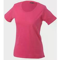 Basic-T T-shirt dam, Rosa