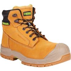 Work Clothes Apache Thompson Waterproof Safety Boots Wheat Tan