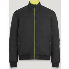 Belstaff Outerwear Belstaff Reversible Flash Circuit Jacket Men's Down Filled Nylon Black Neon Yellow Black Neon Yellow