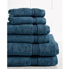 Superior Solid Soft 6 Pc Absorbent Egyptian Cotton Towel Set