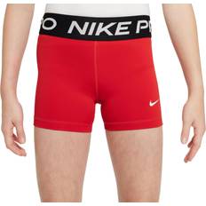 Nike Pro Big Kids' Girls' Shorts in Red, DA1033-657