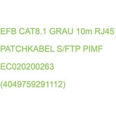 Kabler M-CAB EFB CAT8.1 Grau 10m RJ45 Patchkabel 10m