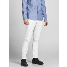Chinos - Viscose Trousers Jack & Jones Slim Fit Chino Trousers White