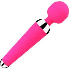 Multicoloured Vibrators Sex Toys Gacloz Pink 10-SPEED Rechargeable Vibrator Dildo Magic WAND Clit Stimulator AV Big Sex Toy Multicoloured