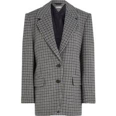 Tommy Hilfiger Dressjakker Tommy Hilfiger Oversized Wool Check Sb Blazer Houndstooth Blue Grey