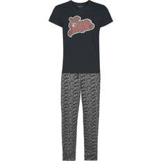 Trainingsbekleidung Schlafanzüge EMP Stage Collection Pyjama mit Retro EMP Print Schlafanzug schwarz S, M, L, XL