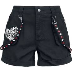 Hosen & Shorts Alice in Wonderland Disney Shorts Curiouser And Curiouser 27 til Damer svart