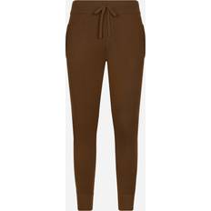 Brown - Suit Trousers Dolce & Gabbana Wool and cashmere knit jogging pants