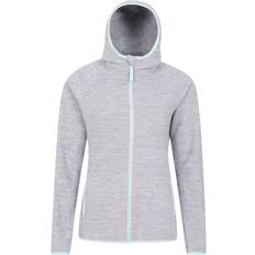 Fabric - Woman Jumpers Mountain warehouse Women's Womens/Ladies Lleyn II Melange Full Zip Hoodie Grey