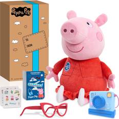 Peppa Pig Soft Toys Peppa Pig 13.5-Inch Tourist Plush, Super Soft & Cuddly Stuffed Animal, Amazon Exclusive, by Just Play