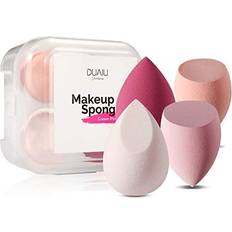 Duaiu Makeup Sponge Blender 4 Pack Beauty Blender Foundation Sponges Set 4 Color Latex Free Blender Beauty Makeup Sponges with 1 Sponge Hold