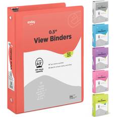 Enday 0.5 in 3-Ring View Binder Pack 24