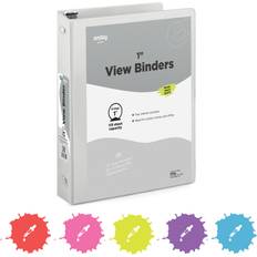 1 Inch 3 Ring Binder Grey Clear View Cover