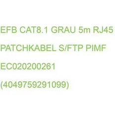 Kabler M-CAB EFB CAT8.1 Grau 5m RJ45 Patchkabel