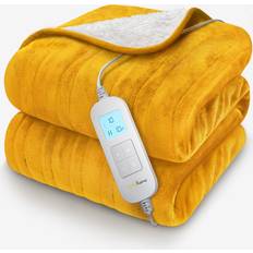 Electric Blankets Cosi Home Fleece & Sherpa Electric Heated Throw Single