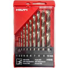 Hilti HSS Spiralborrset 1–10 mm Metallborr