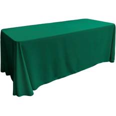 Turquoise Tablecloths Polyester Poplin Rectangular 90 by 156 Inch Teal Tablecloth Turquoise