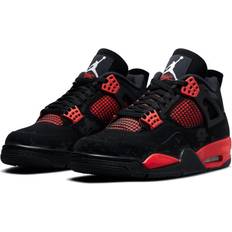 UK6.5 Air Jordan Retro Red Thunder Men's AJ4 Black
