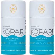 Kopari Aluminum Free Natural Deodorant with Organic Coconut Oil Beach 2 Pack
