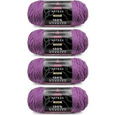 Arteza 100% Worsted Acrylic Yarn Sugar Plum