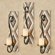 Wood Wall Lamps Touch of Class Chaya Geometric Sconces Wall Light