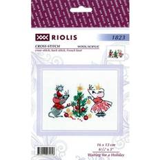 Ull Handarbetskits Riolis Cross Stitch Kit Waiting For A Holiday