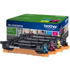 Brother tn 243cmyk Brother TN-243CMYK Toner Cartridge Original Black Cyan Magenta Yellow