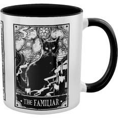 Tazas de café espresso Tarot Mortal La Bruja - Negro Taza de café espresso