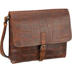 Bugatti Messenger-tasker Bugatti Nevio Briefcases Messenger Leather 30 cm - Brown