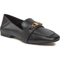 Michael Kors Schuhe Michael Kors Black Leather Tiegan Loafers Black