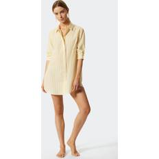 Yellow Nightgowns Schiesser Damen Sleepshirt, 80cm Nachthemd, gelb