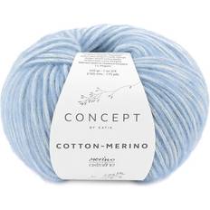 Katia Garn Cotton Merino 50g ljusblå