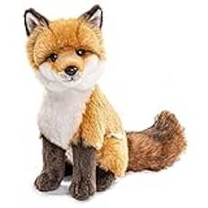 Uni-Toys Rotfuchs klassisch 27 cm Höhe Plüsch-Fuchs, Waldtier Plüschtier, Kuscheltier