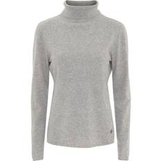 BTF CPH Cashmere Turtleneck Light Grey Melange