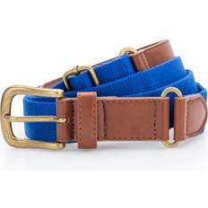 Canvas Belts ASQUITH & FOX Mens Leather And Canvas Belt One Size, Royal